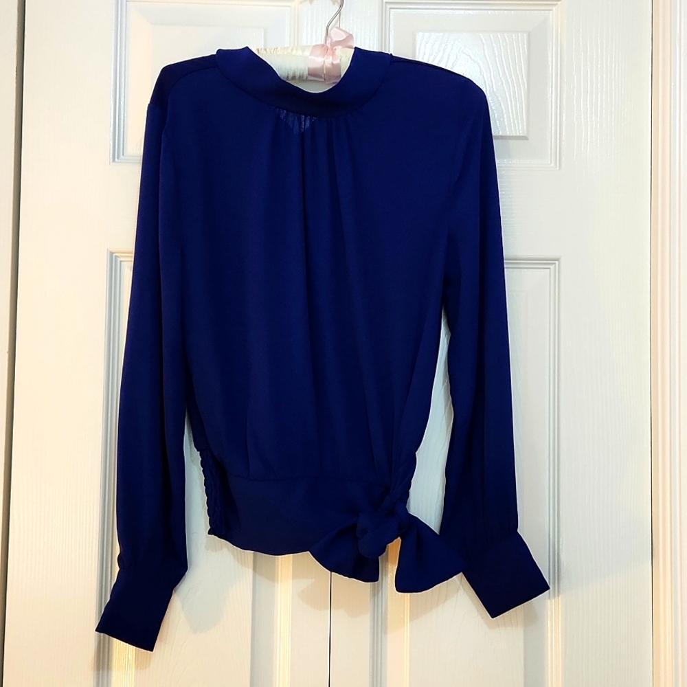 Ann Taylor blue blouse